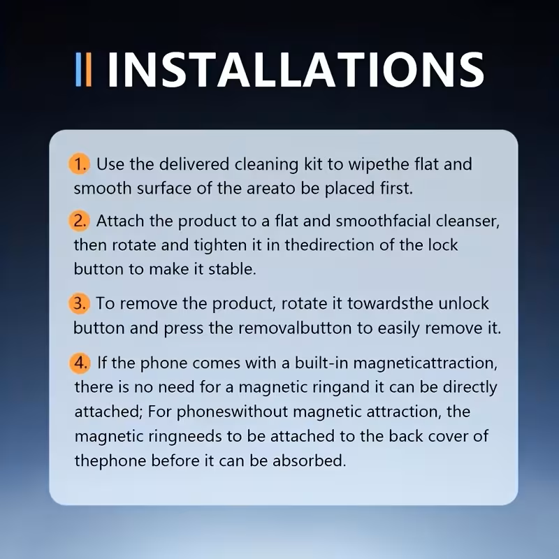 MagGrip Pro installation steps